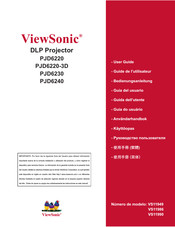 View Sonic PJD6220 Guia Del Usuario