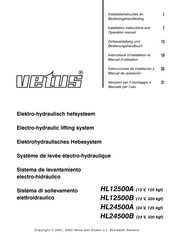 Vetus HL24500B Instrucciones De Instalación Y Manual De Operación