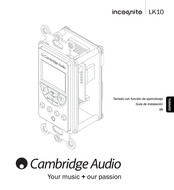 Cambridge Audio incognito LK10 Guia De Instalacion