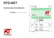 Realtime RTD-NET Instrucciones De Instalación