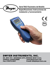 Dwyer Instruments TAC3 Serie Instrucciones De Instalación Y Funcionamiento