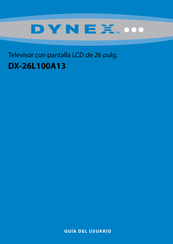 Dynex DX-26L100A13 Guia Del Usuario