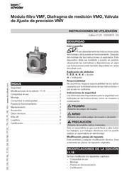 Krom Schroder VMF Instrucciones De Utilizacion