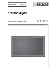 Sirona SIVISION digital Instrucciones De Uso