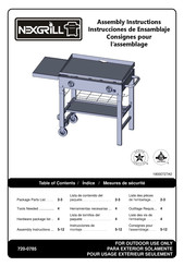 Nexgrill 720-0785 Instrucciones De Ensamblaje