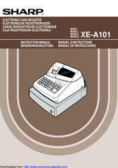 Sharp XE-A101 Manual De Instrucciones