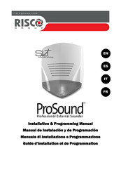 RISCO Group ProSound Manual De Instalación Y De Programacion