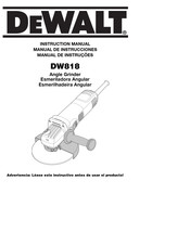 DeWalt DW818 Manual De Instrucciones