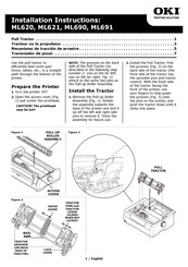 Oki ML621 Instrucciones De Instalación