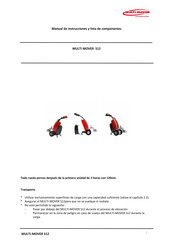 Multi-Mover S12 Manual De Instrucciones