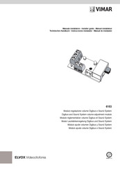 Vimar Elvox 6153 Instrucciones Instalador