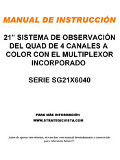 Strategic Vista SG21X6040 Serie Manual De Instruccion