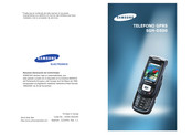 Samsung SGH-D500 Manual De Instrucciones