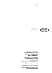 Jacuzzi J-500 Serie Manual Del Usuario