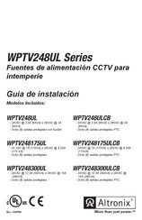 Altronix WPTV248175UL Guia De Instalacion