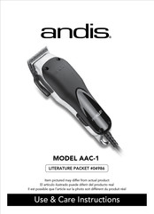 Andis AAC-1 Instrucciones De Uso Y Cuidado