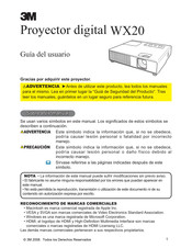 3M WX20 Guia Del Usuario