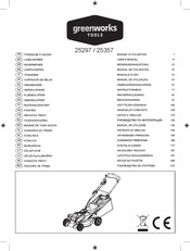 GreenWorks Tools 25357 Manual Del Usuario