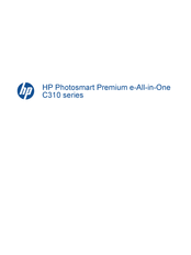 HP PHOTOSMART PREMIUM C310 Serie Guia Del Usuario