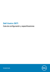 Dell Vostro 3671 Guia Del Usuario