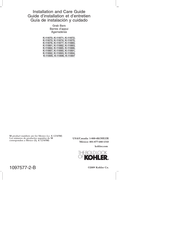Kohler K-11895 Guía De Instalación Y Cuidado