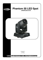 Showtec Phantom 50 LED Spot Guía Del Producto