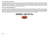 MOTO GUZZI NORGE 1200 GT 8v Manual Del Usuario