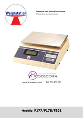 Weighstation F178 Manual De Instrucciones
