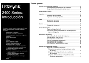 Lexmark 2400 Serie Manual De Instrucciones