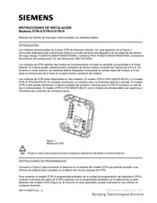 Siemens XTRI-S Instrucciones De Instalación