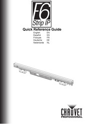 Chauvet Professional F6 Strip IP Guía De Referencia Rápida