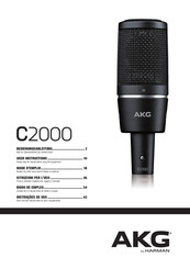 Harman AKG C2000 Modo De Empleo