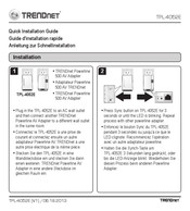 TRENDnet TPL-4052E Guía De Instalación Rápida