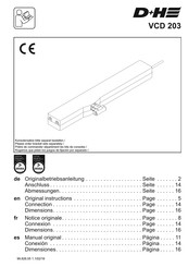 D+H VCD 203 Manual De Instrucciones