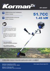 Korman tx 600307 Manual De Instrucciones