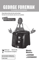 George Foreman GSF026B Manual De Instrucciones