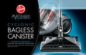 Hoover PLATINUM COLLECTION CYCLONIC BAGLESS CANISTER El Manual Del Propietario