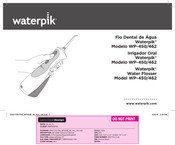 Waterpik WP-450 Manual De Instrucciones