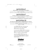 Haier ESD200 Manual Del Usuario