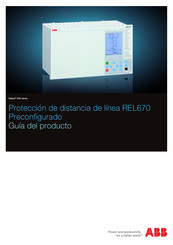 Abb Relion 670 Serie Guía Del Producto