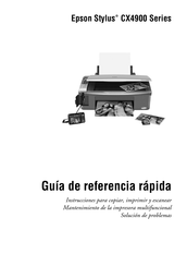 EPSON STYLUS CX4900 SERIE GUÍA DE REFERENCIA RÁPIDA Descargar en PDF |  ManualsLib