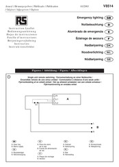 RS V8514 Hoja De Instrucciones