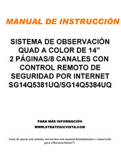 Strategic Vista SG14Q5381UQ Manual De Instruccion