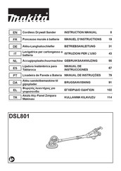 Makita DSL801 Manual De Instrucciones