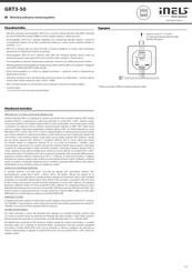 iNels BUS System GRT3-50 Manual De Instalación