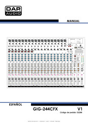 DAP Audio GIG-244CFX Manual De Instrucciones