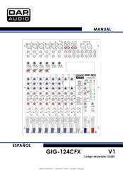 DAP Audio GIG-124CFX Manual De Instrucciones