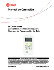 Trane TCONTRM02B Manual De Operación