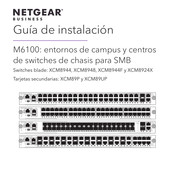 NETGEAR BUSINESS M6100 Serie Guia De Instalacion