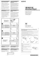 Sony MDX-C5970R Manual De Instalación Y Conexión